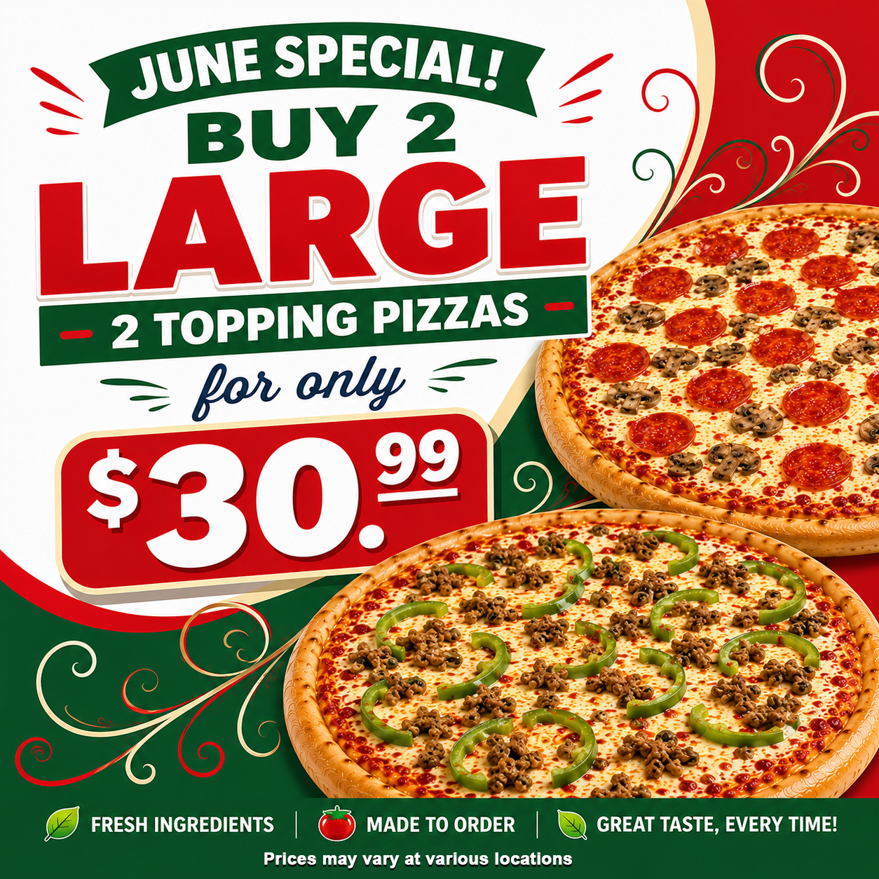 Nico's Pizza - Lunch Combo Special